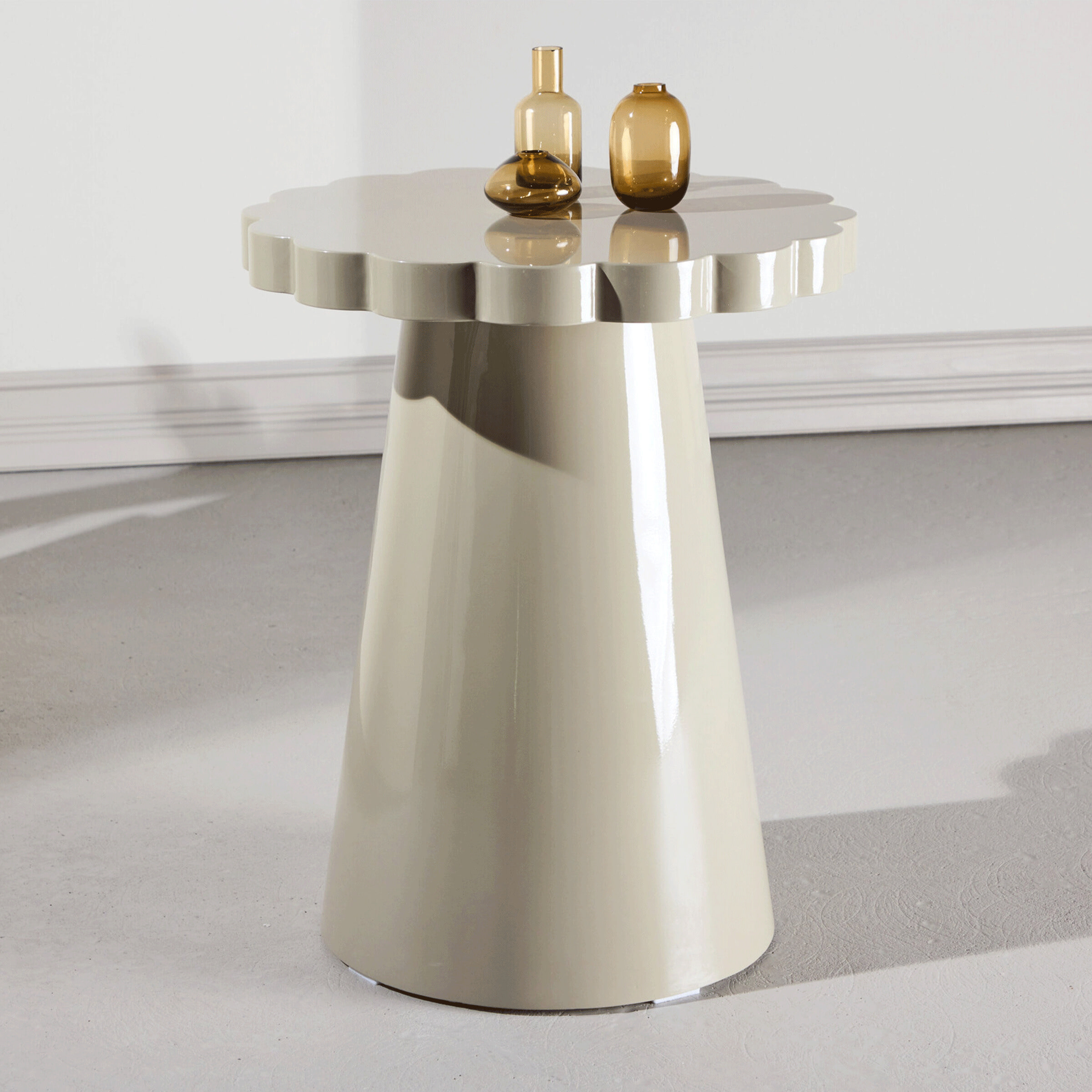 Nohr Ronde Bijzettafel Dorie 45cm - Beige