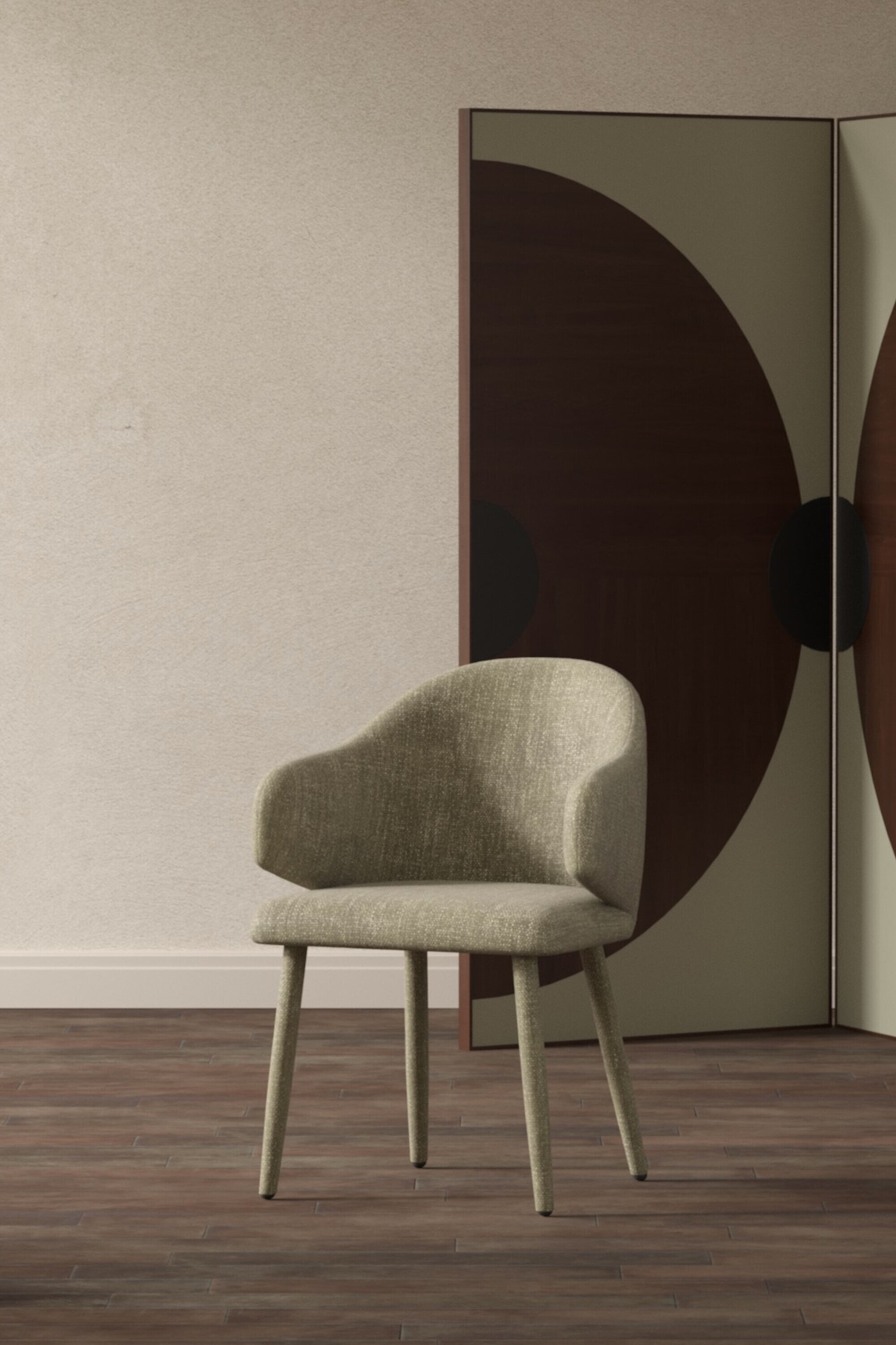 Nohr Eetkamerstoel Sherena Velvet - Beige