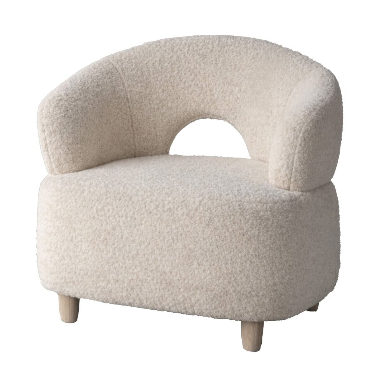 Nohr Fauteuil Damarys Bouclé - Wit