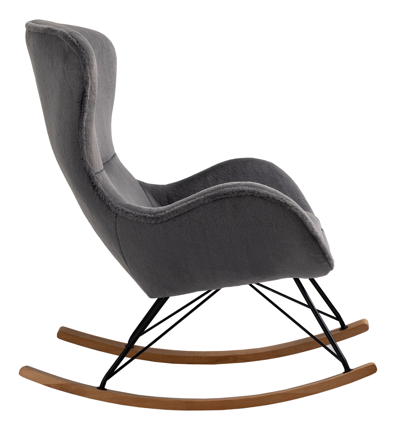 Artistiq Schommelstoel 'Chais' kleur donkergrijs