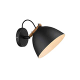 Halo Design Wandlamp 'ÅRHUS' Ø18cm, kleur Zwart