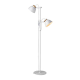 Halo Design Vloerlamp 'ÅRHUS' 2-Lamps, Ø18cm, kleur Wit