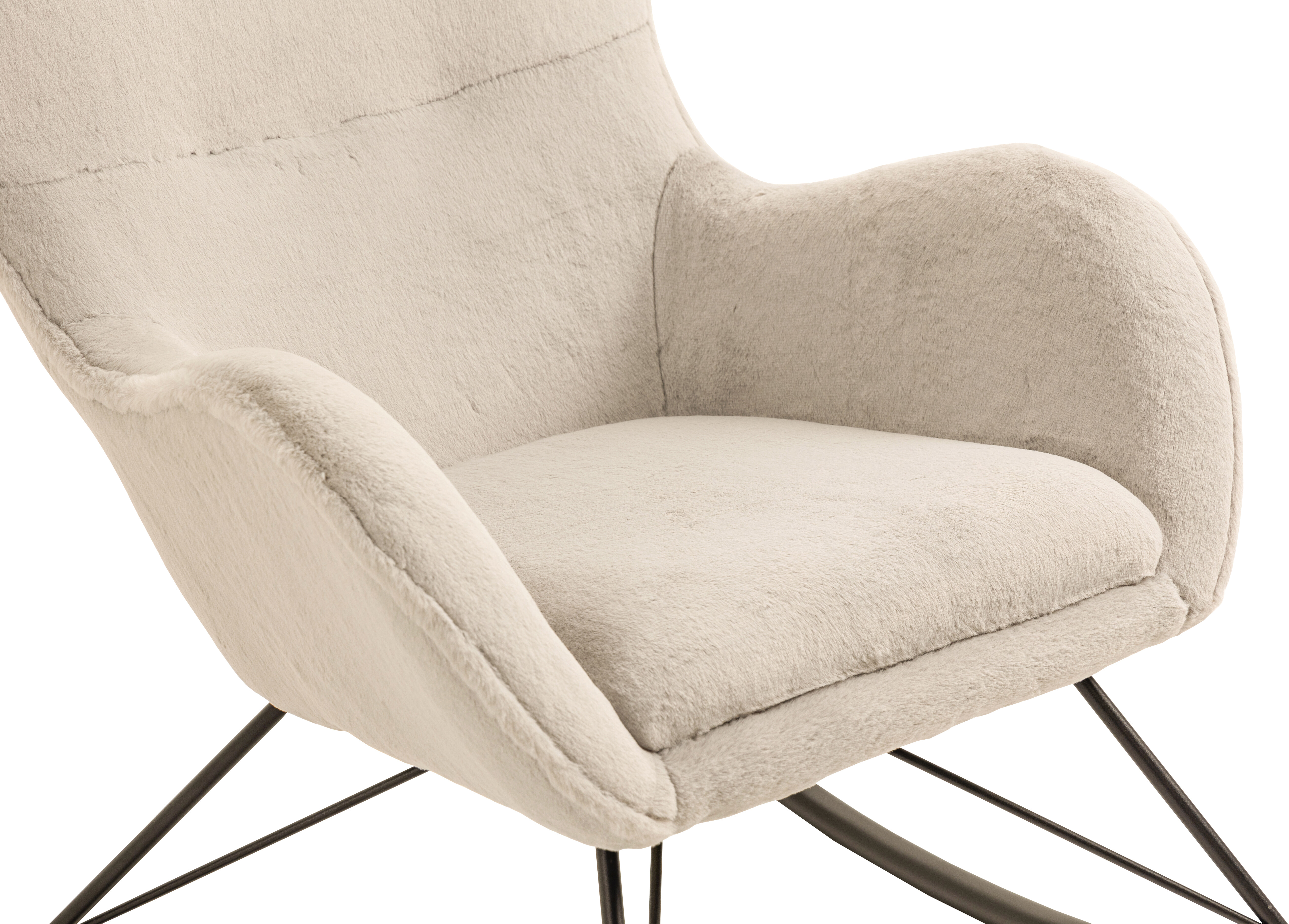 Artistiq Schommelstoel 'Timara' kleur beige