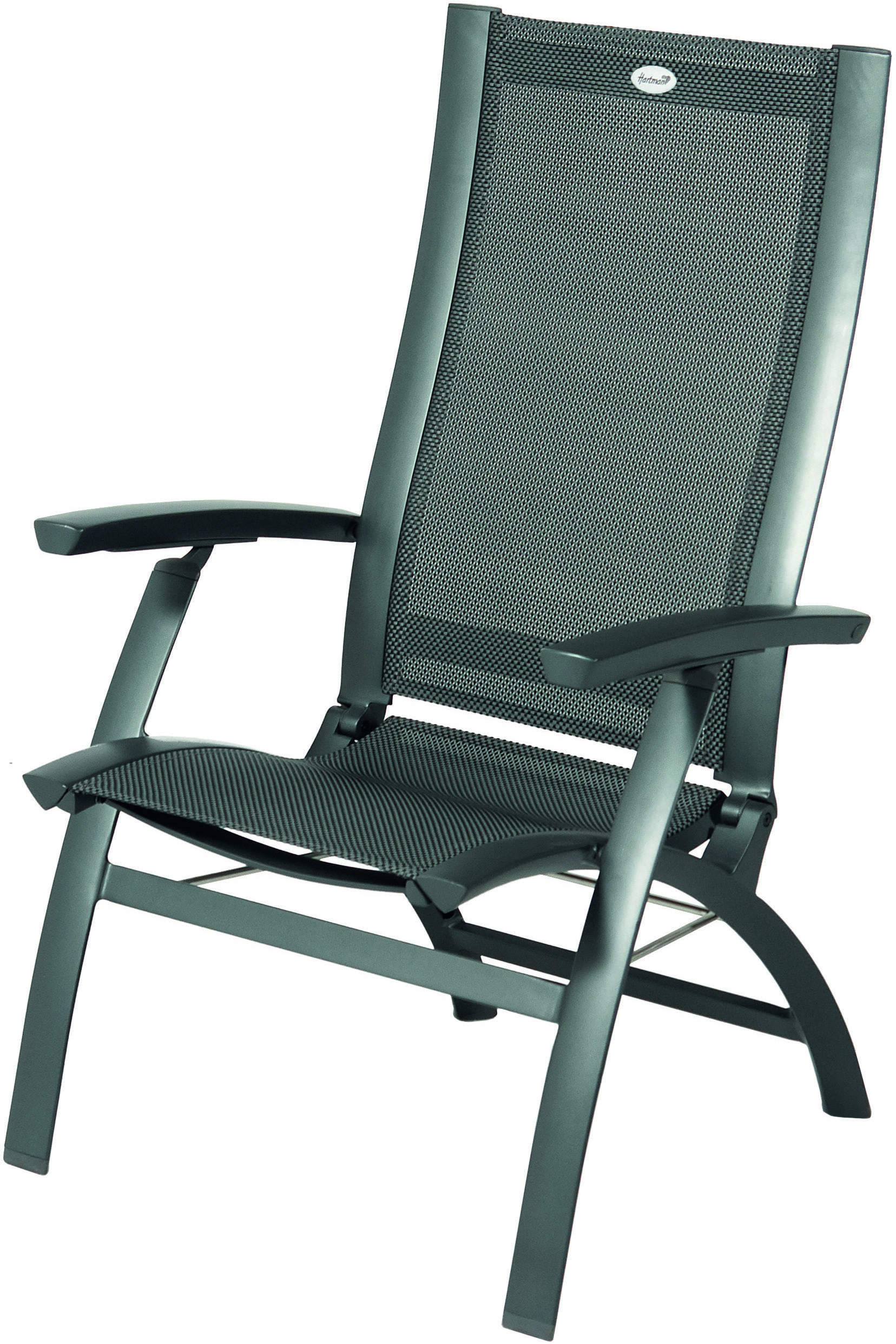 Hartman Verstelbare Tuinstoel Primo - Antraciet