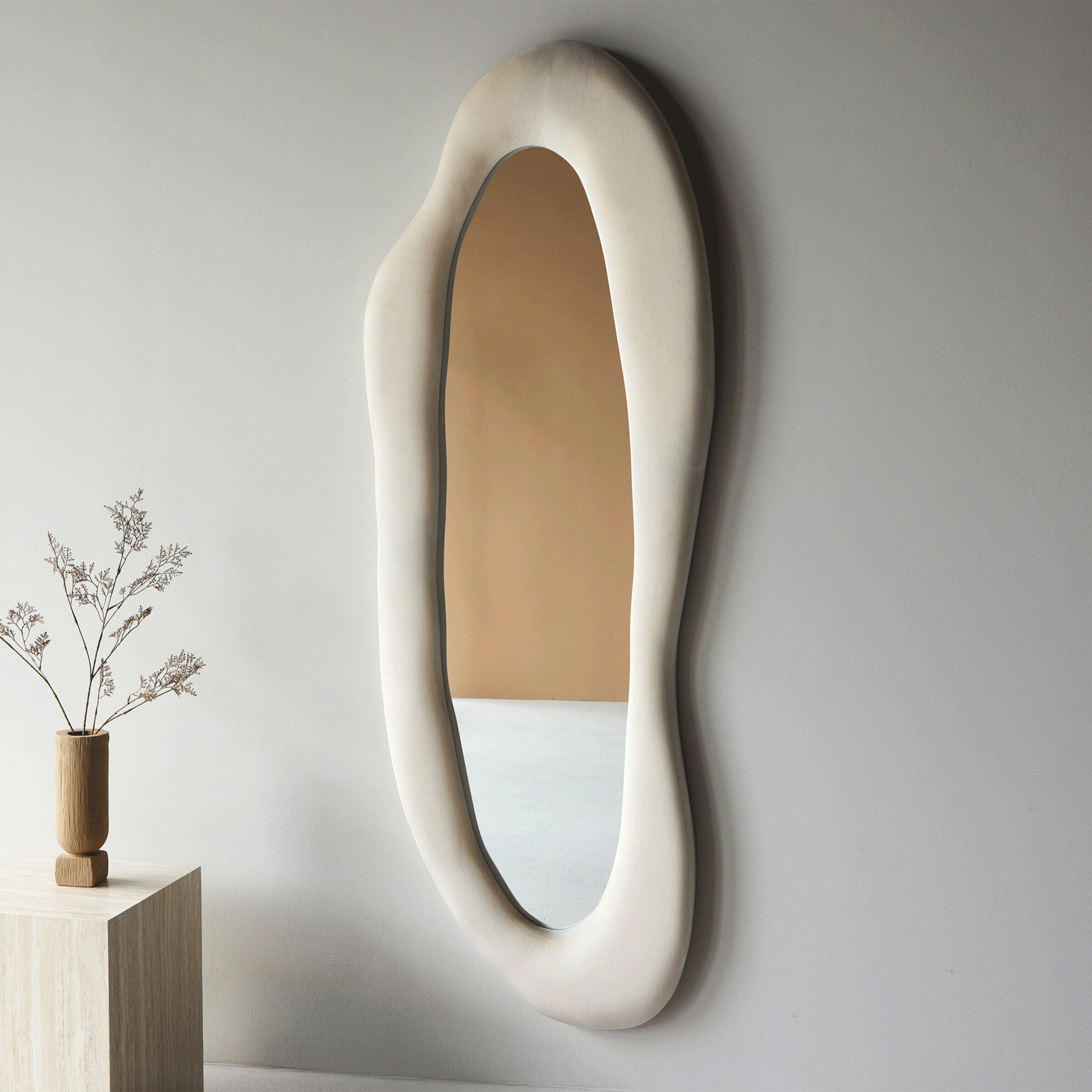 Nohr Organische Spiegel 'Anahita' Velvet, 185 x 66cm