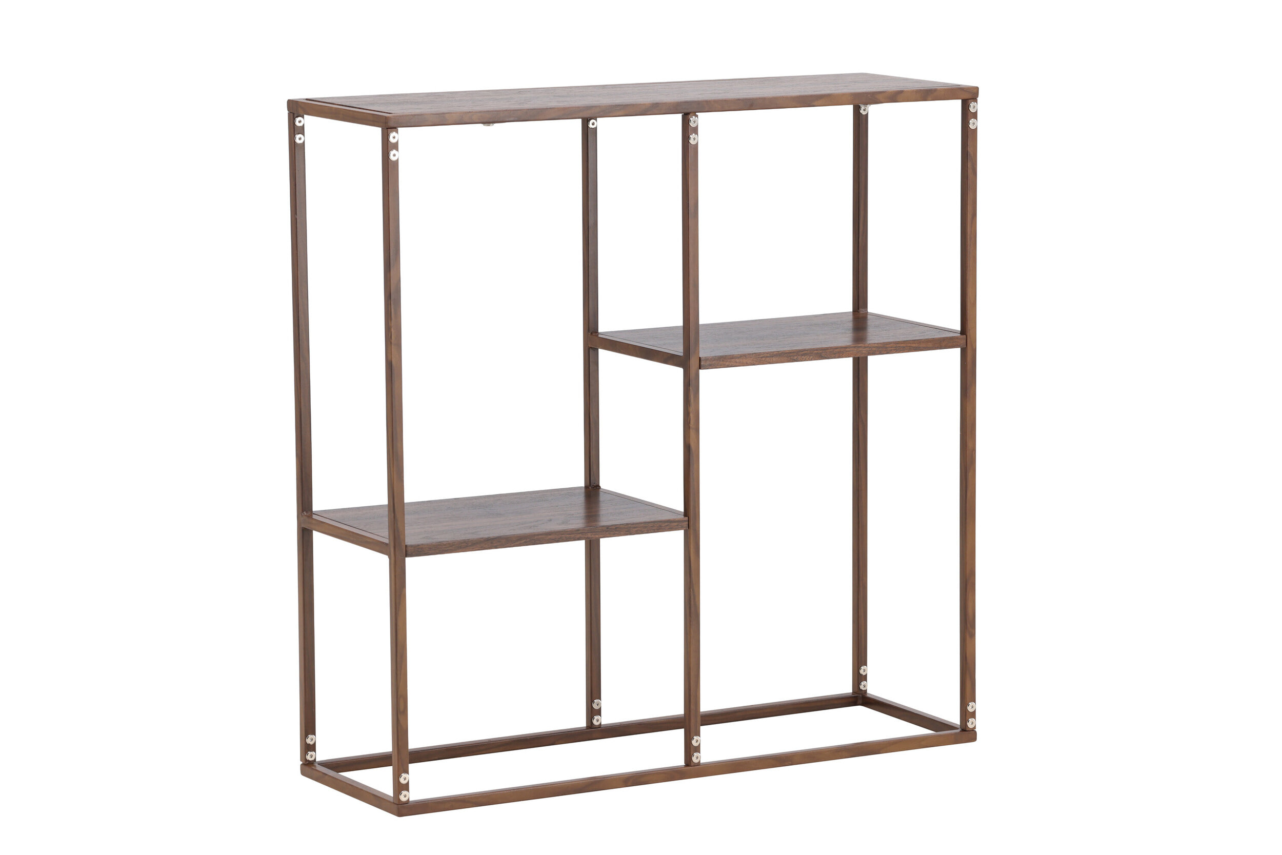 Nohr Wandrek 'Keonte' 81 x 80cm, kleur Walnoot