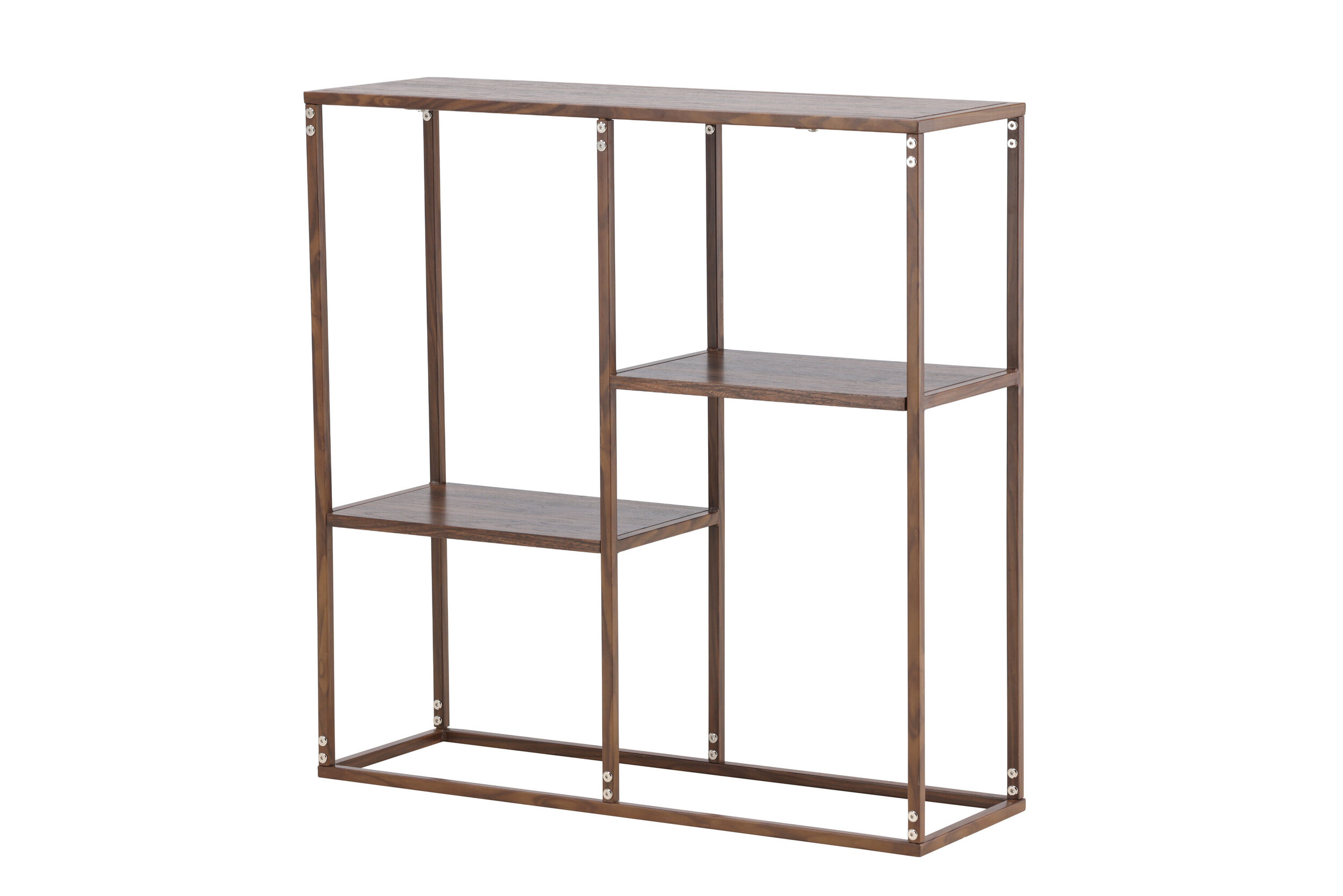 Nohr Wandrek 'Keonte' 81 x 80cm, kleur Walnoot