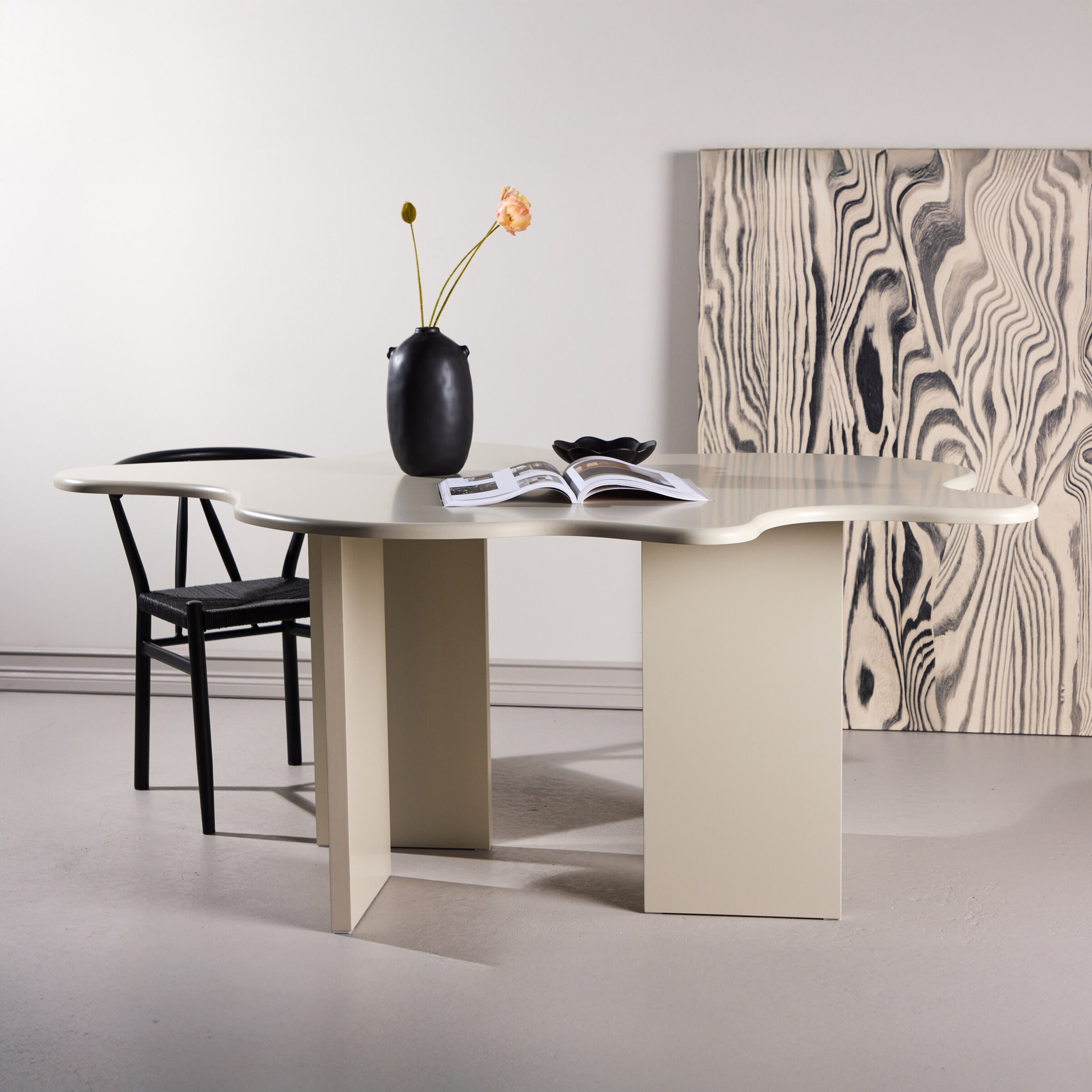 Nohr Organische Eettafel Arlis 190 x 123cm - Beige