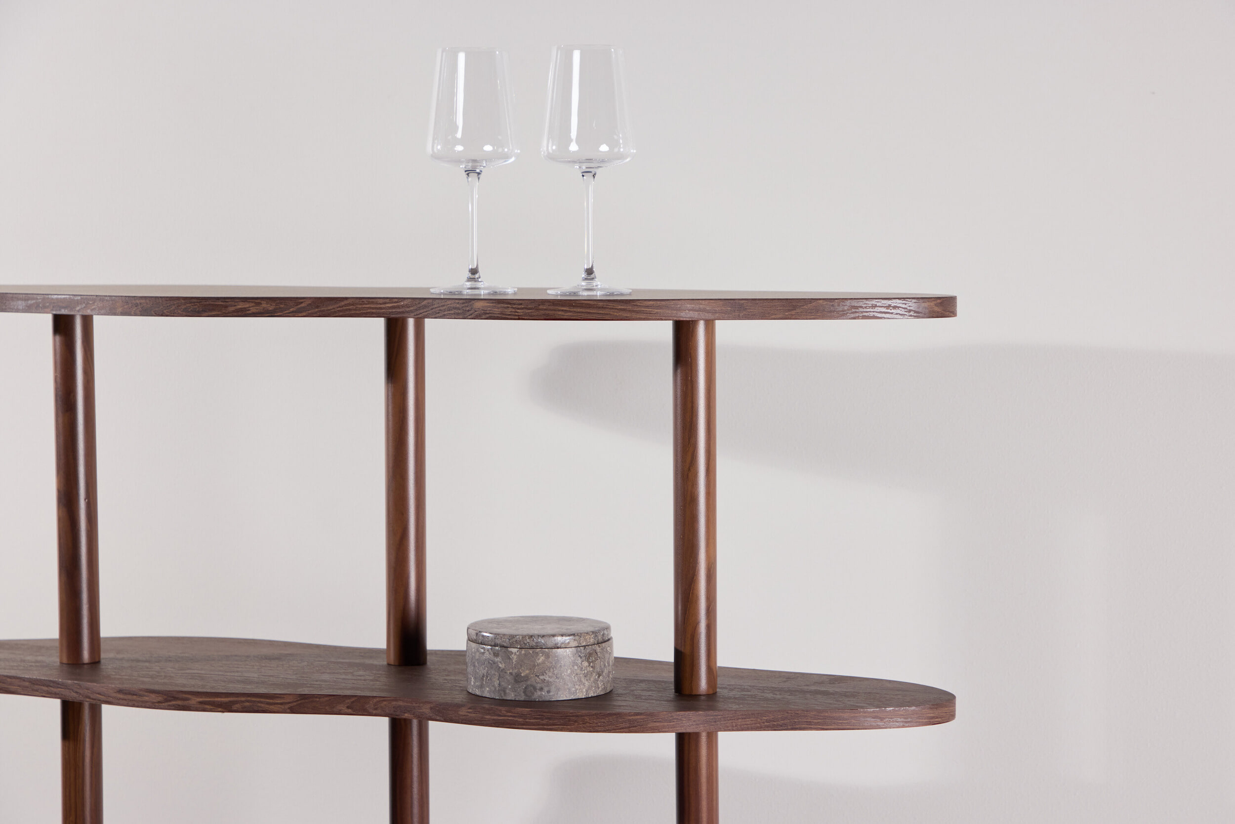 Nohr Organisch Wandrek 'Daniels' 140 x 105cm, kleur Mokka