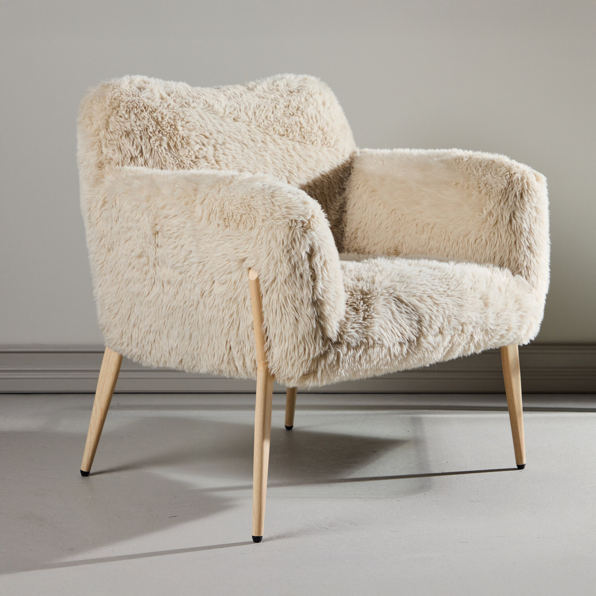 Nohr Fauteuil Randale Faux fur - Beige