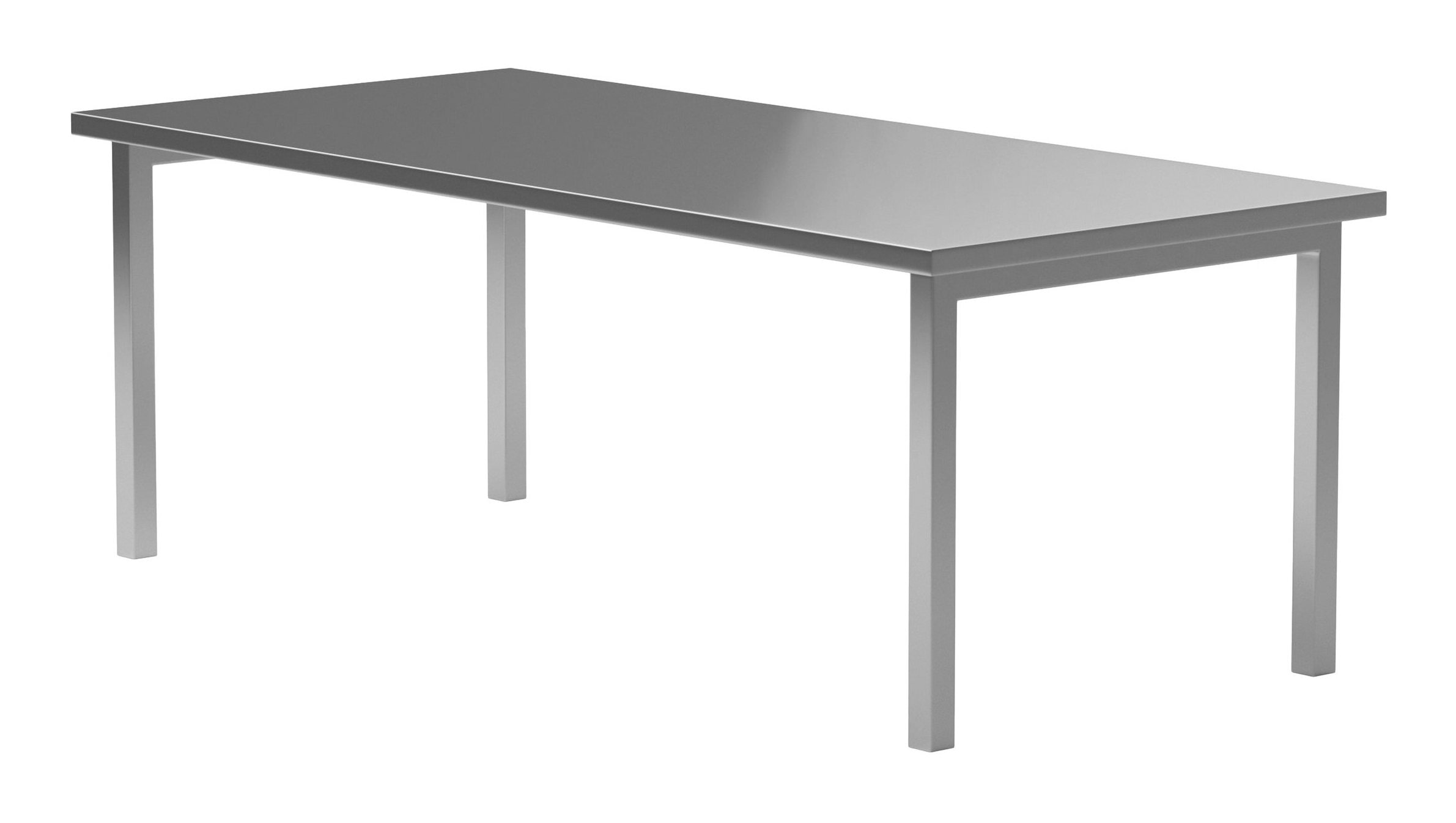 Nohr Eettafel 'Shontel' 210 x 95cm, kleur Zilver