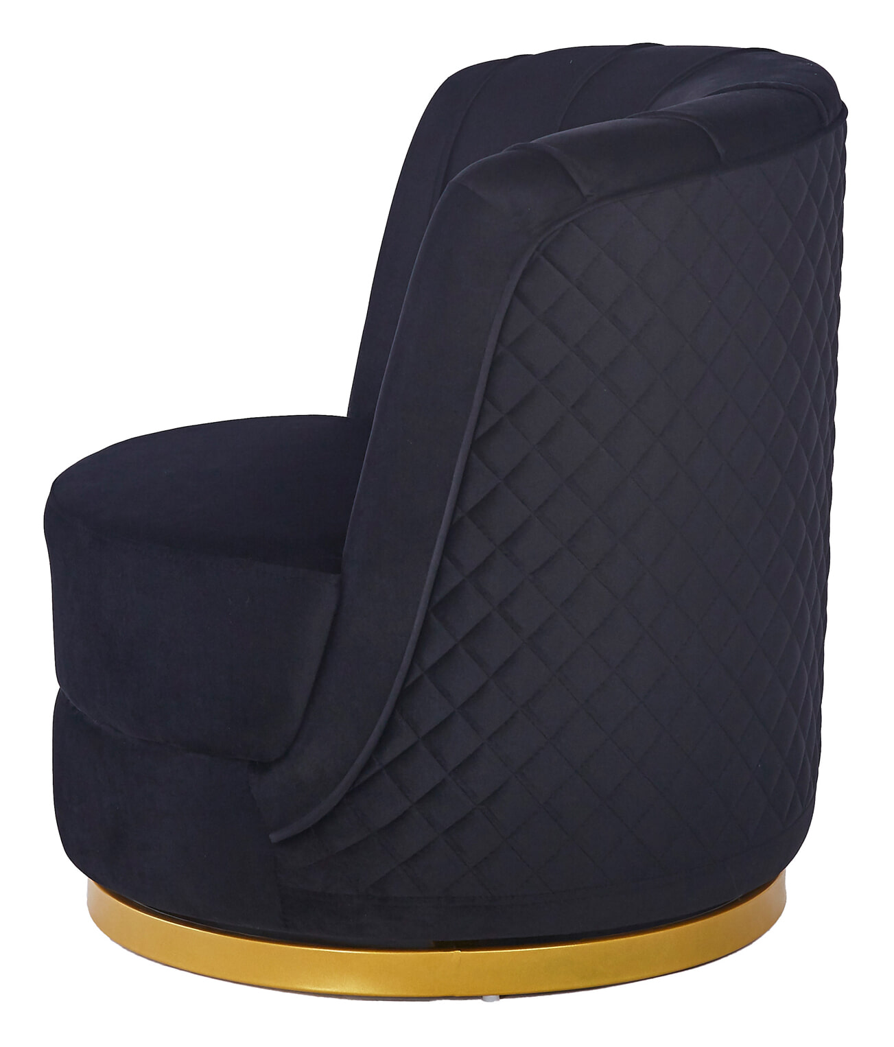 Artistiq Living Draaibare Fauteuil 'Meggie' Velvet, kleur zwart