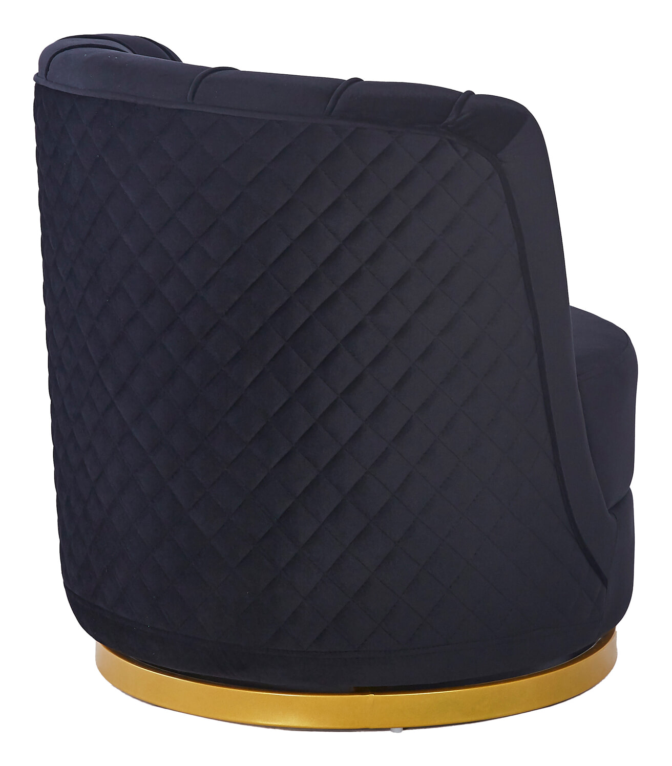 Artistiq Living Draaibare Fauteuil 'Meggie' Velvet, kleur zwart