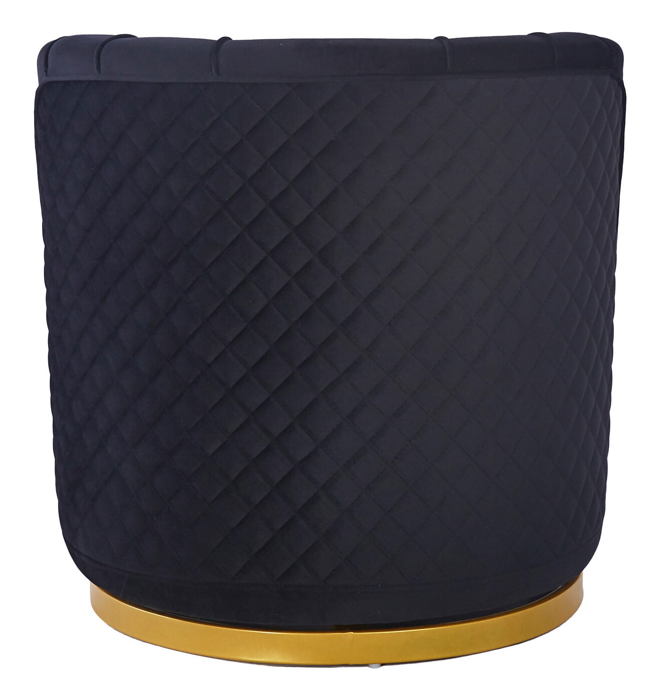 Artistiq Living Draaibare Fauteuil 'Meggie' Velvet, kleur zwart