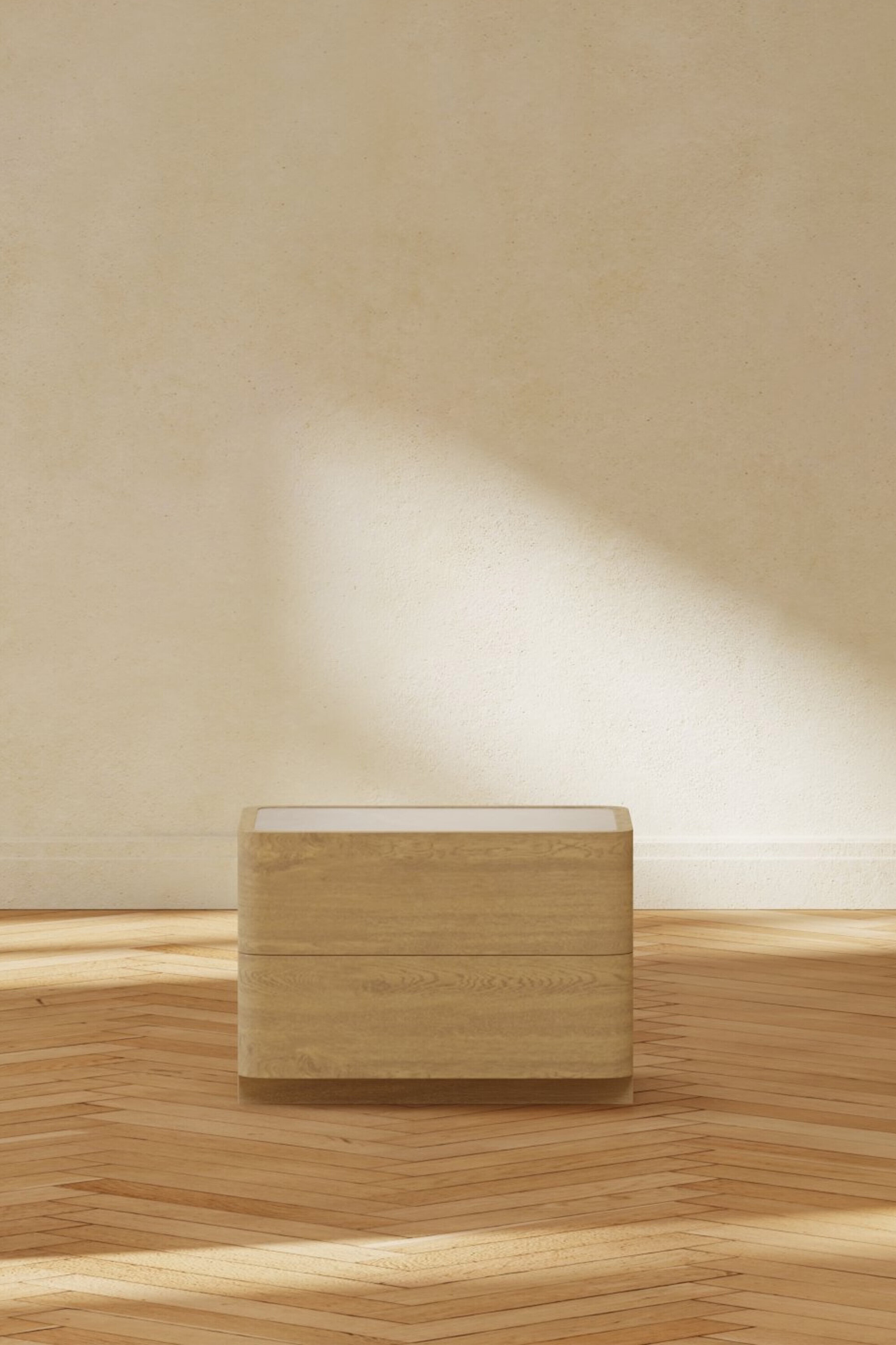 Nohr Ladekast / Dressoir 'Lotte' Met 2 laden, 50cm, kleur Naturel