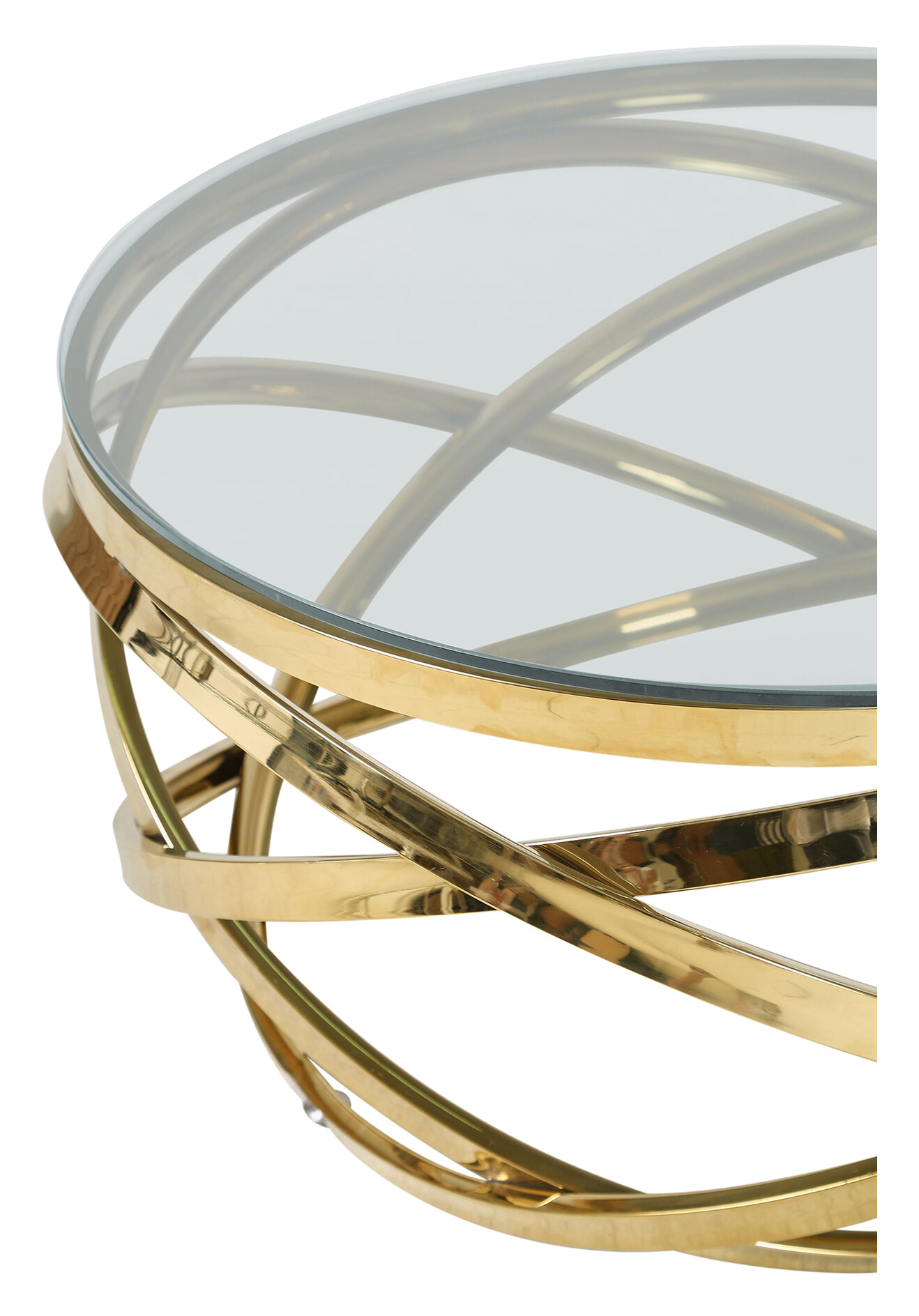 Artistiq Living Salontafel 'Mischa' 80cm, kleur goud