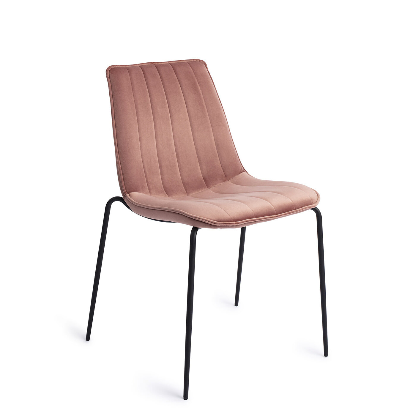 Urban Lifestyle Eetkamerstoel 'Morgan' Velvet, kleur Peony