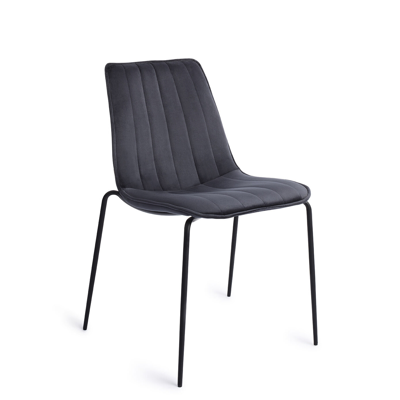 Urban Lifestyle Eetkamerstoel 'Morgan' Velvet, kleur Dusk