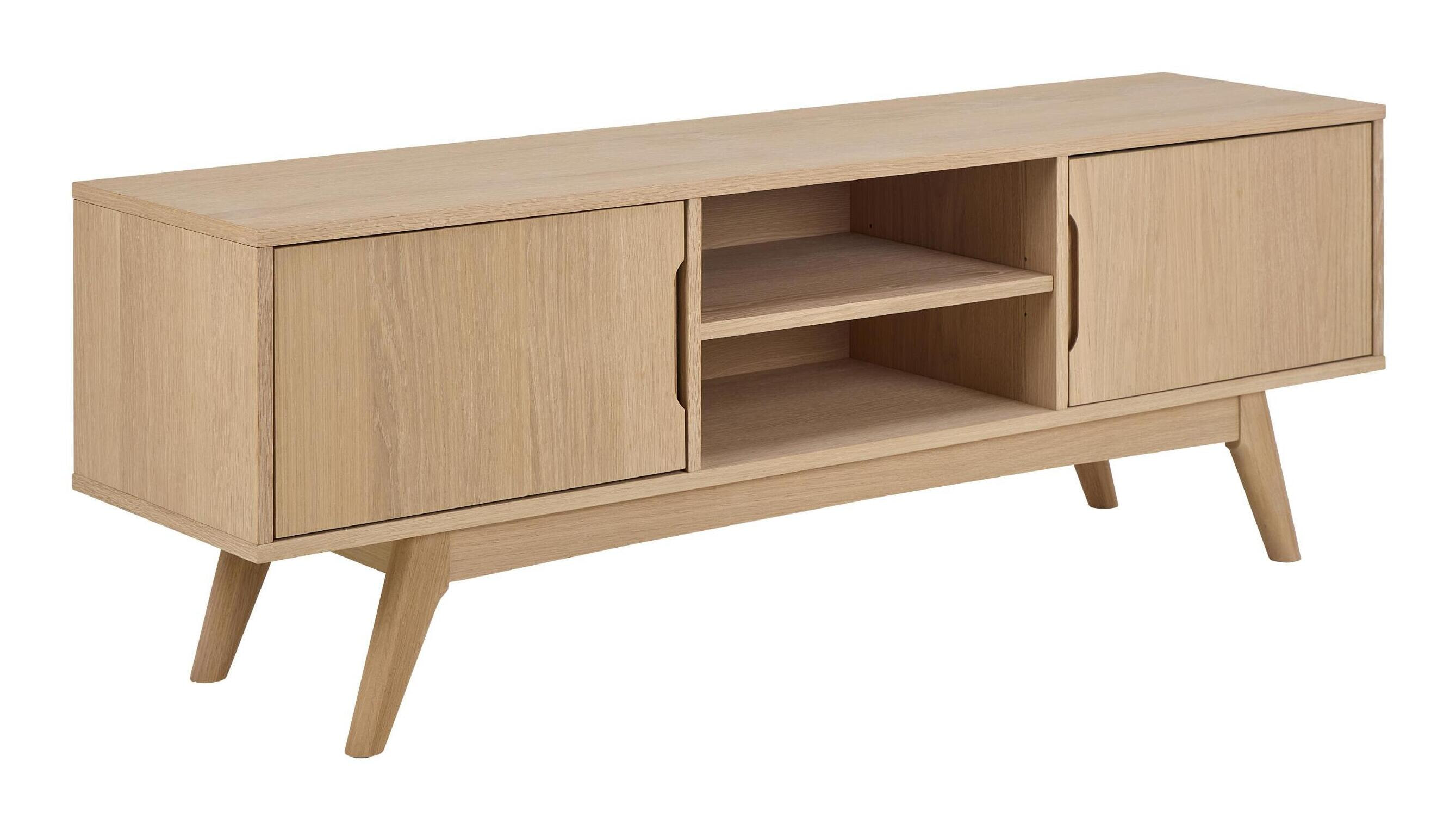 Bendt TV-meubel Filip Eikenfineer, 160cm - Wit