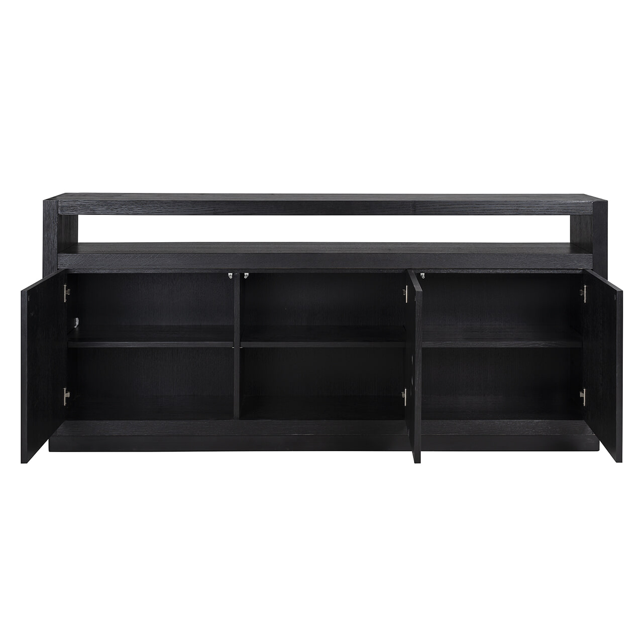 Richmond Dressoir 'Oakura' Eikenhout 190cm, kleur zwart