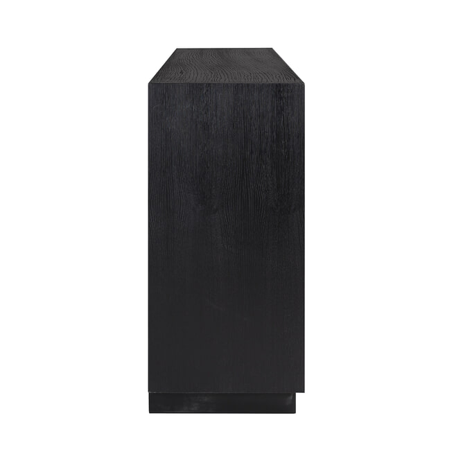 Richmond Dressoir 'Oakura' Eikenhout 240cm, kleur zwart