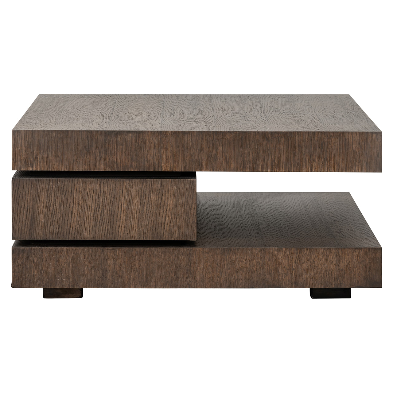 Richmond Vierkante Salontafel 'Oakura' 90cm, kleur Bruin