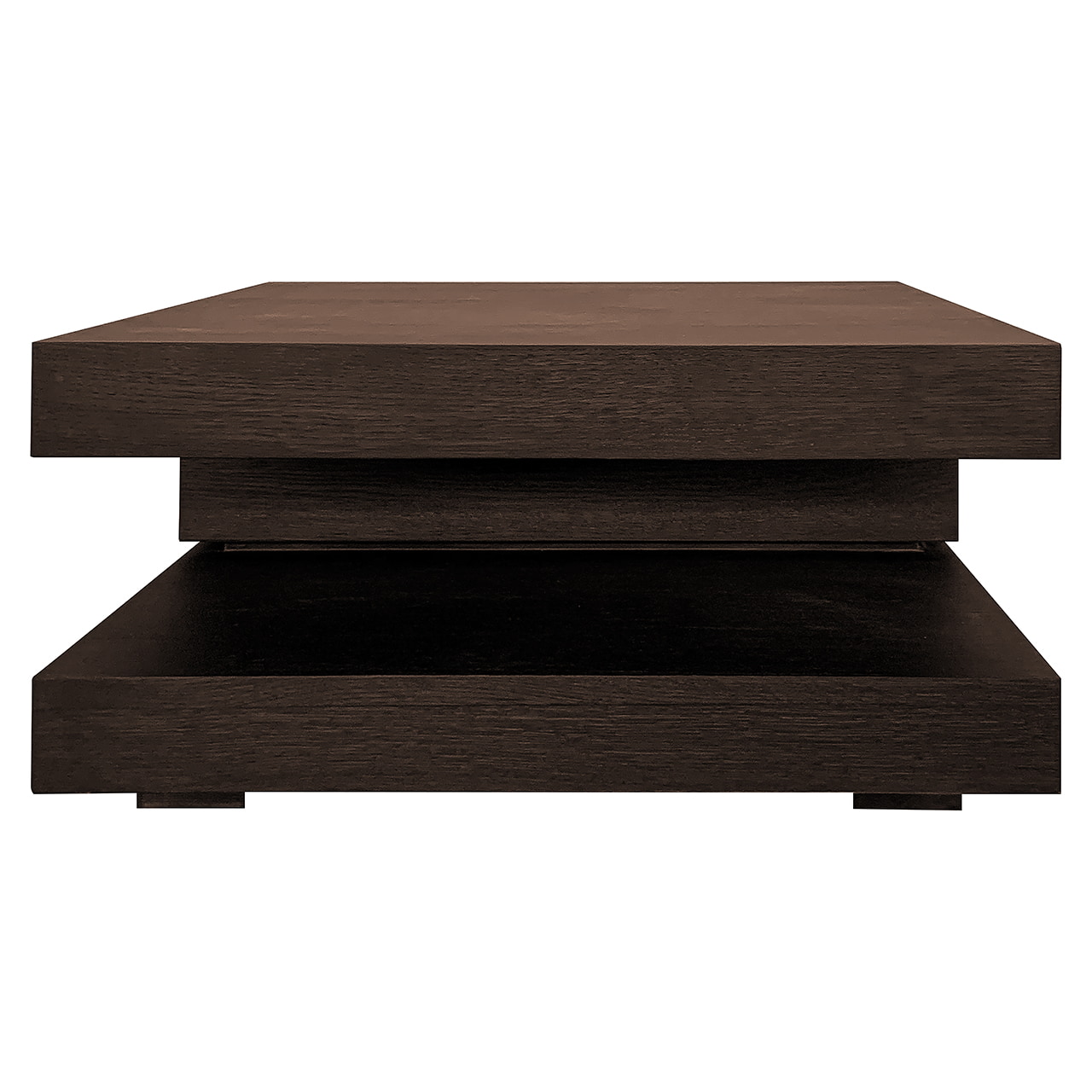 Richmond Vierkante Salontafel 'Oakura' 90cm, kleur Bruin