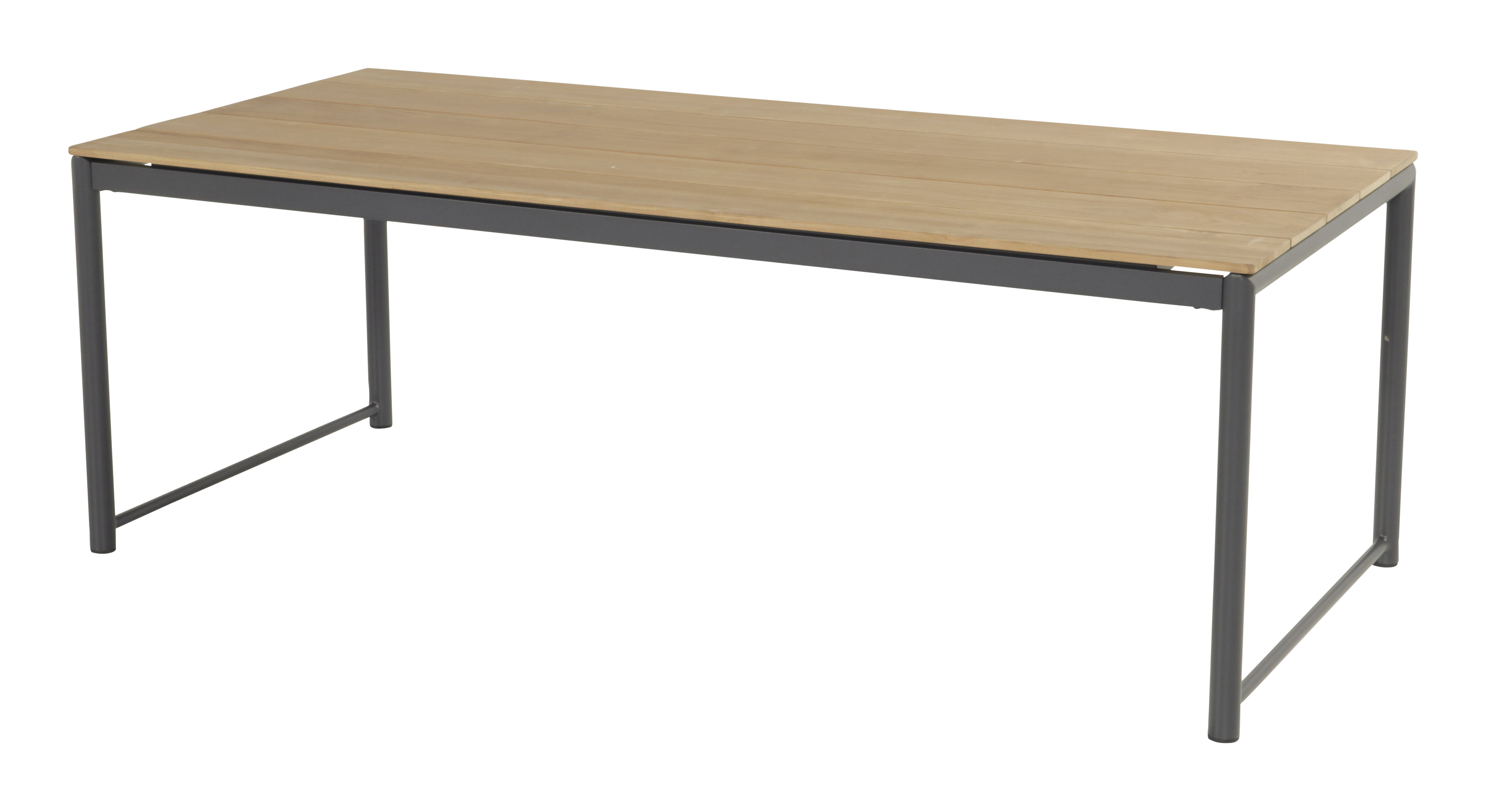 Hartman Tuintafel 'Fontaine' 220 x 100cm, kleur Zwart