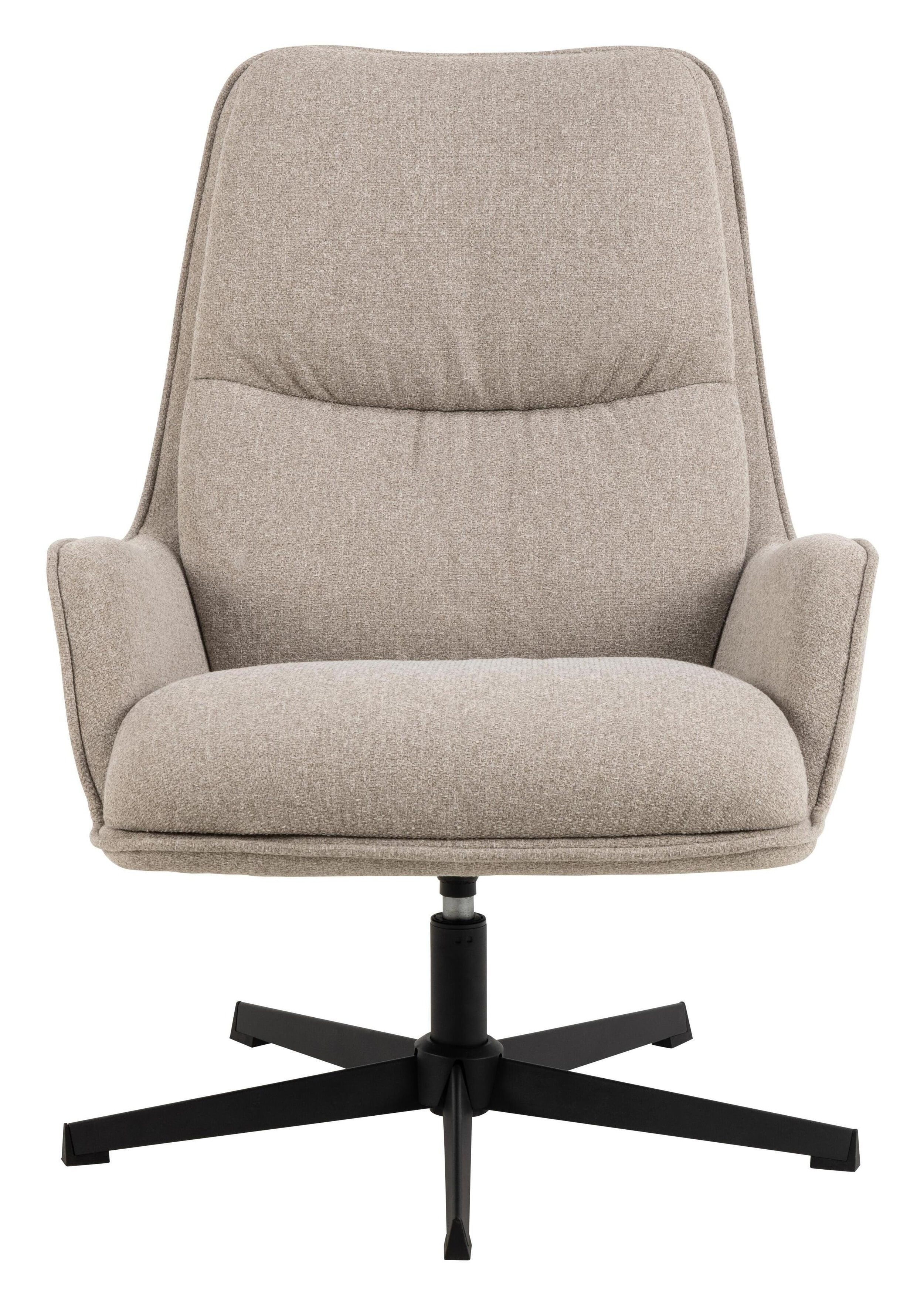 Bendt Draaifauteuil 'Damiano' Stof, kleur Beige