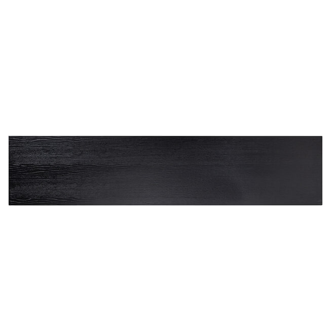 Richmond Sidetable 'Oakura' Eikenhout en Staal, 180cm, kleur zwart