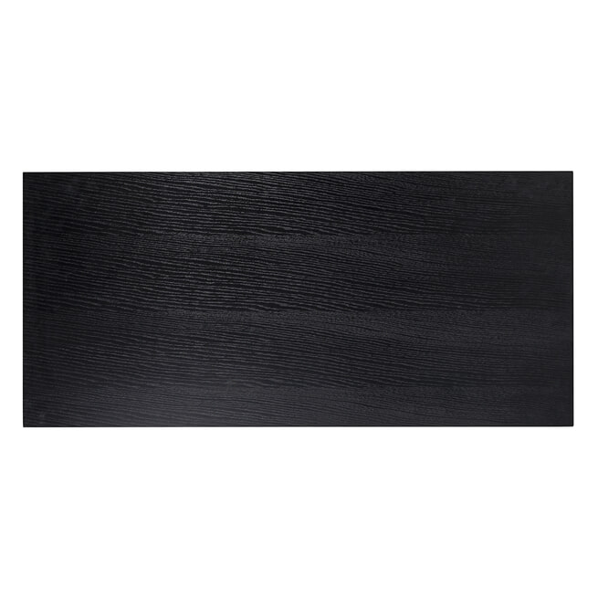 Richmond Salontafel 'Oakura' Eikenhout en Staal, 140 x 65cm, kleur zwart