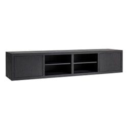 Richmond Hangend TV-meubel 'Oakura' / 'Tetrad' Eiken 200cm, kleur zwart