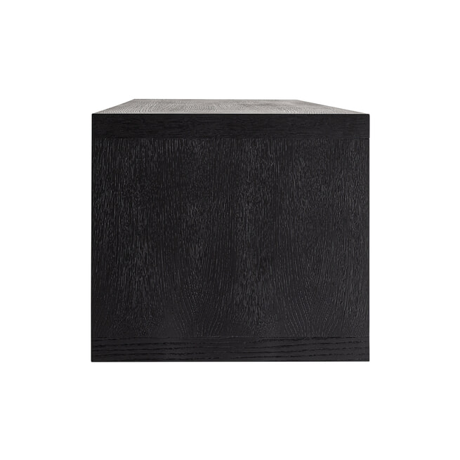 Richmond Hangend TV-meubel 'Oakura' / 'Tetrad' Eiken 200cm, kleur zwart