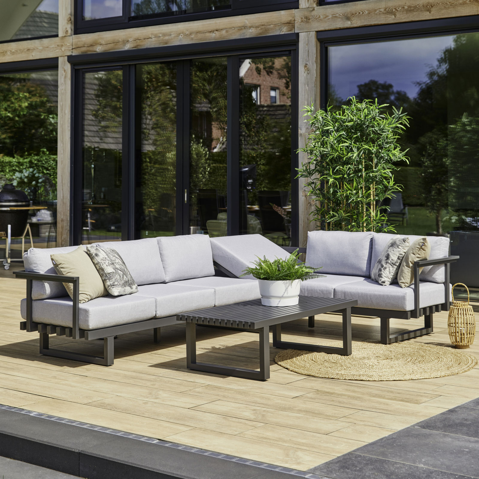 Hartman Loungeset 'Calabria' kleur Antraciet Hartman Loungeset 'Calabria' kleur Antraciet