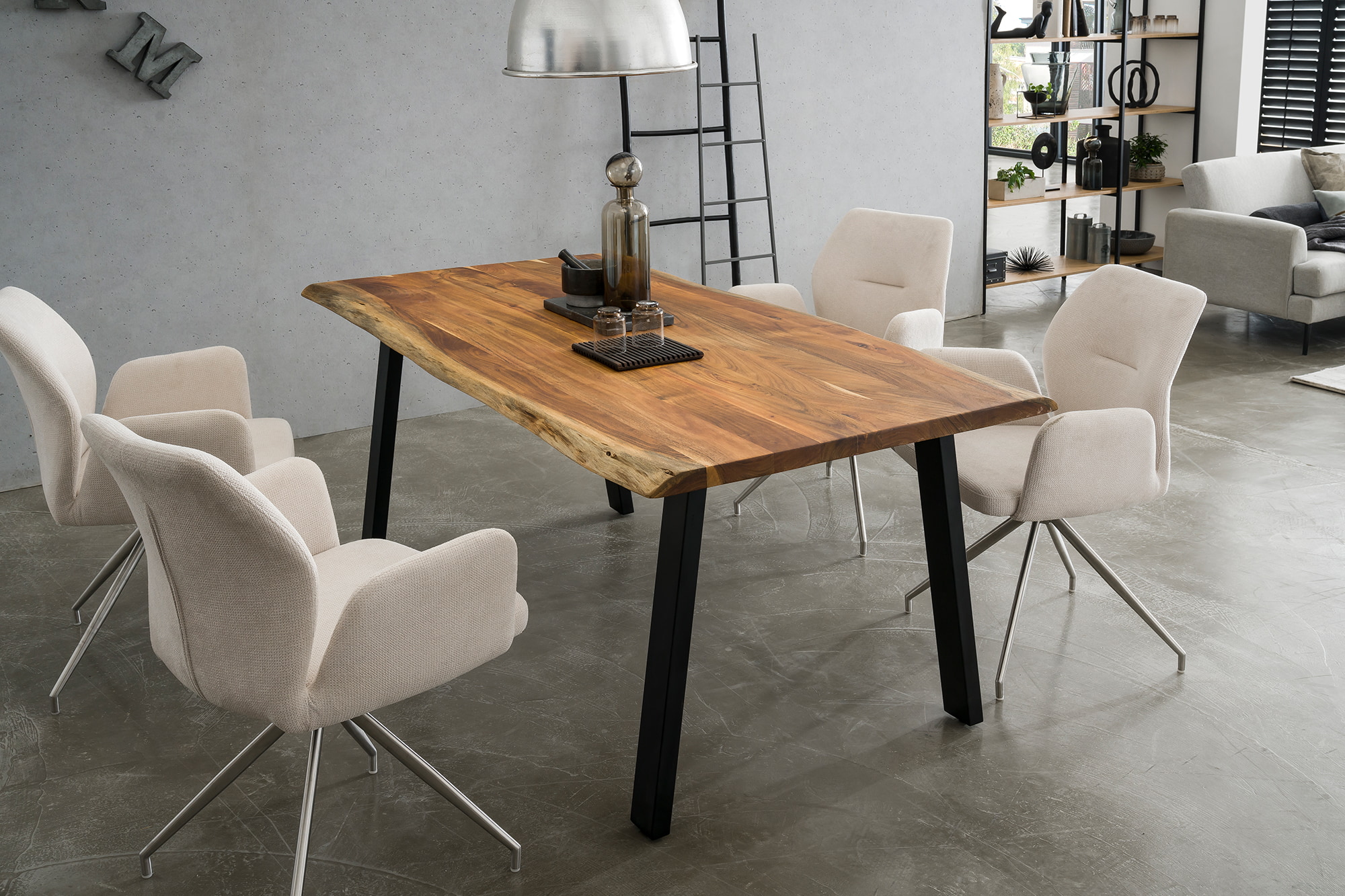 Artistiq Living Eettafel 'Karri' Acaciahout, 220 x 110cm