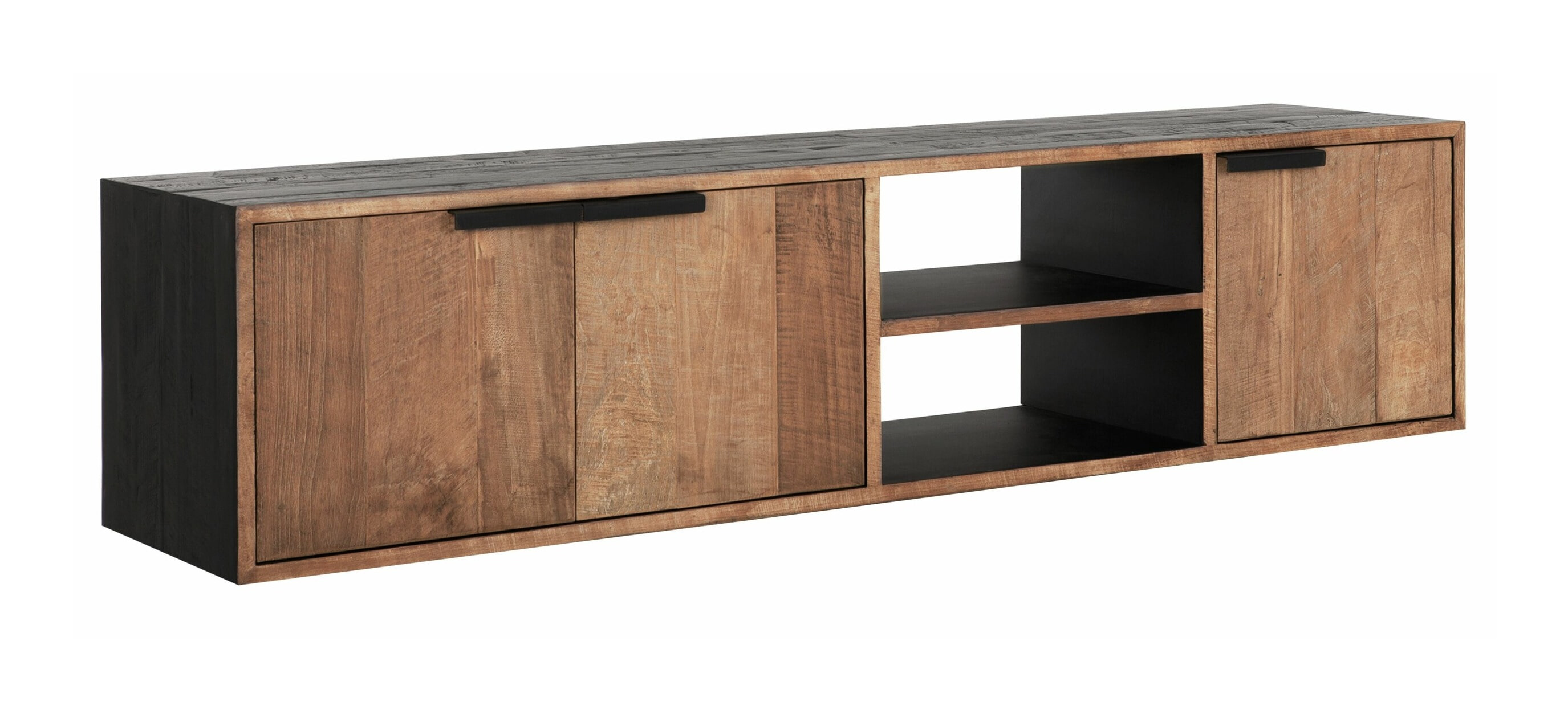 DTP Home Zwevend TV-meubel 'Cosmo' Teakhout, 165cm