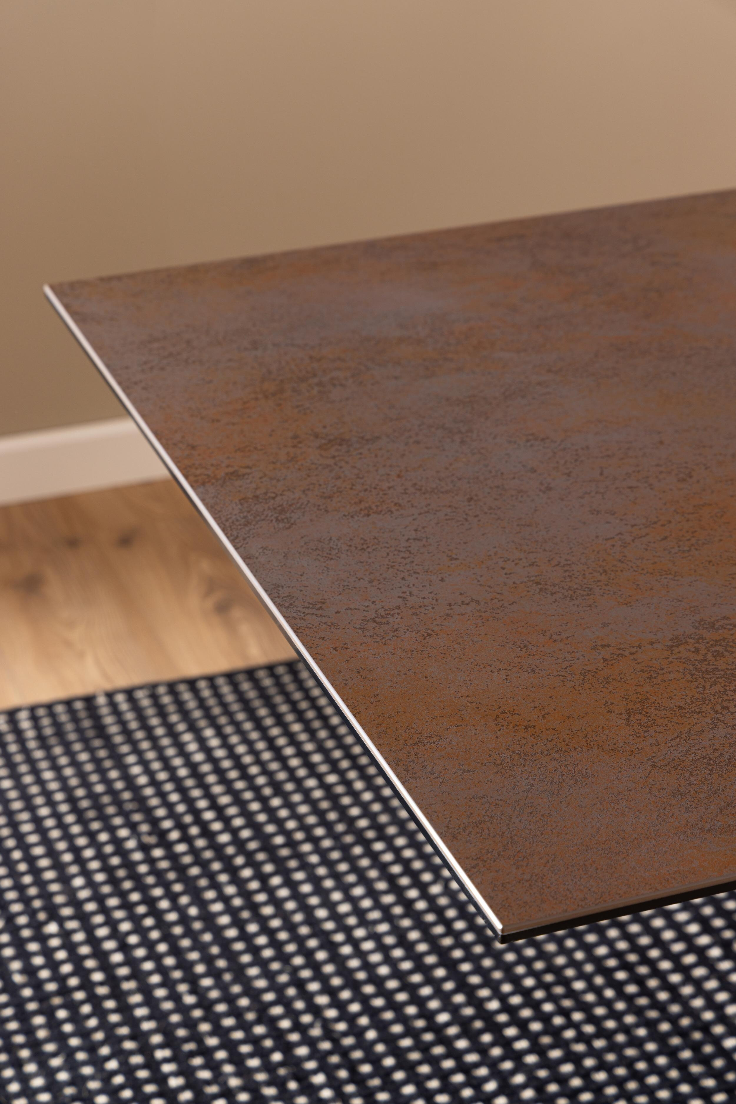 Bendt Eettafel 'Line' Keramiek, 200 x 100cm, kleur Bruin