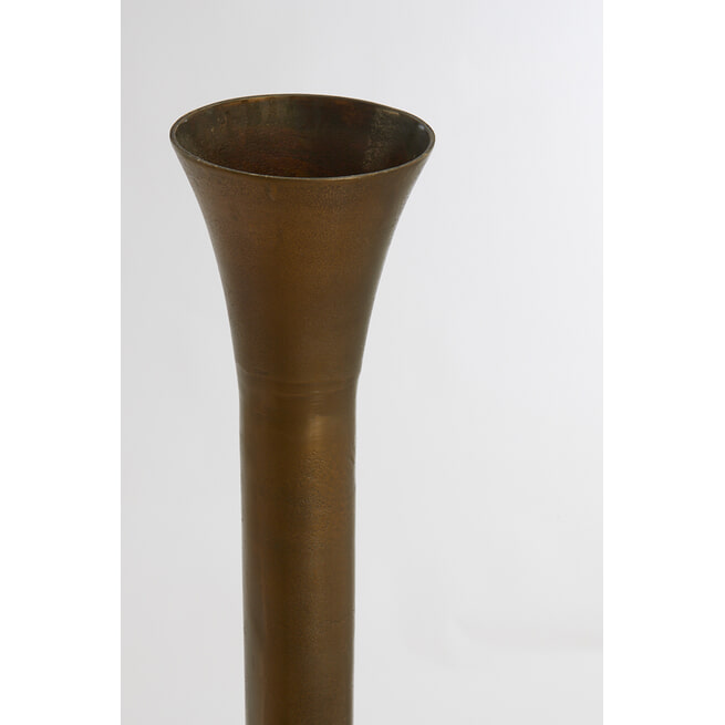 Light & Living Vaas 'Zembi' Met etagère, 119cm, kleur Antiek Brons