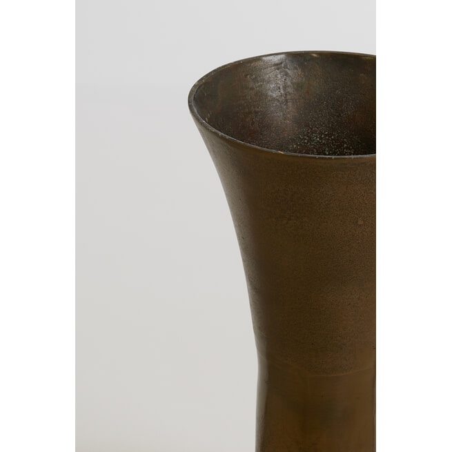 Light & Living Vaas 'Zembi' Met etagère, 119cm, kleur Antiek Brons