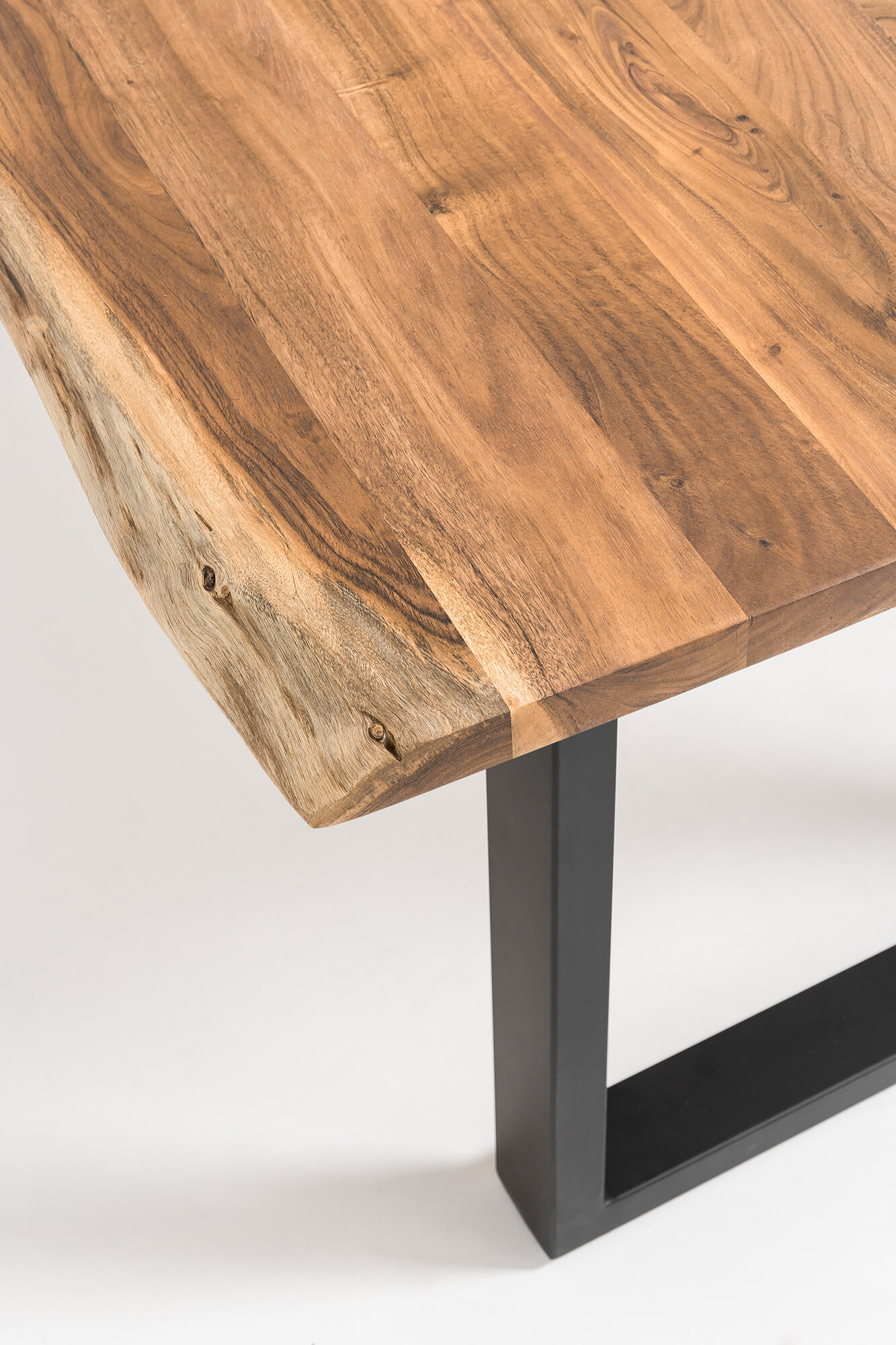 Artistiq Living Eettafel 'Karri' Met U-poot, Acaciahout, 220 x 110cm