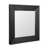 MUST Living Spiegel 'Lola' Hout, 100 x 100cm, kleur zwart
