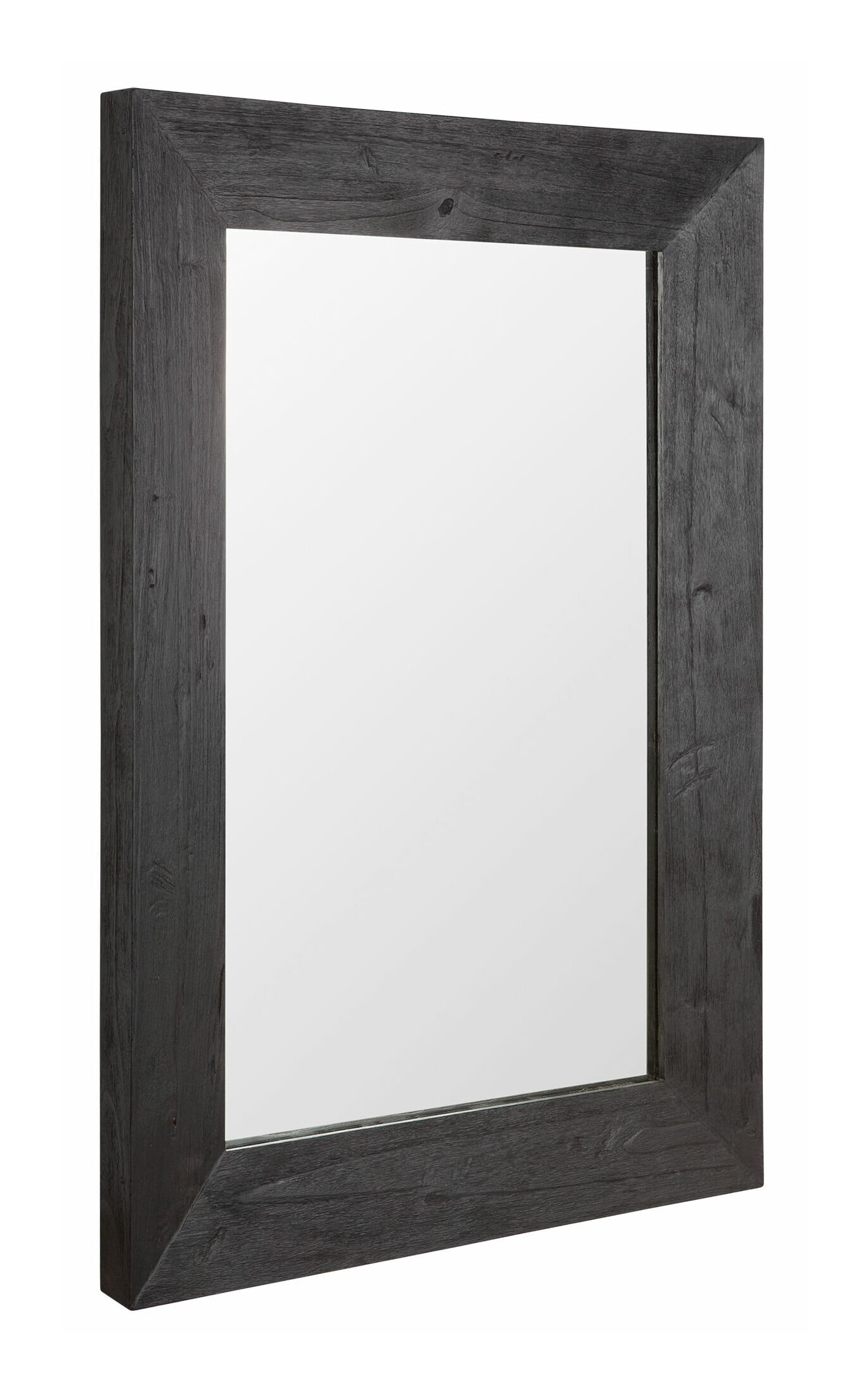 MUST Living Spiegel 'Lola' Hout, 140 x 100cm, kleur zwart