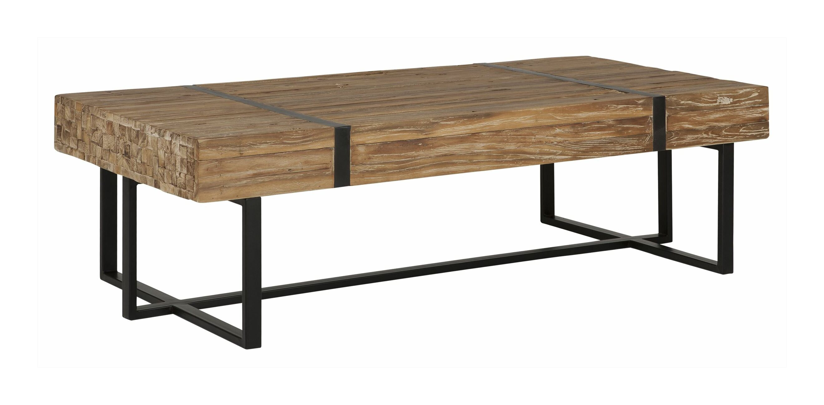 MUST Living Salontafel Bumper Teakhout, 120 x 60cm - Bruin