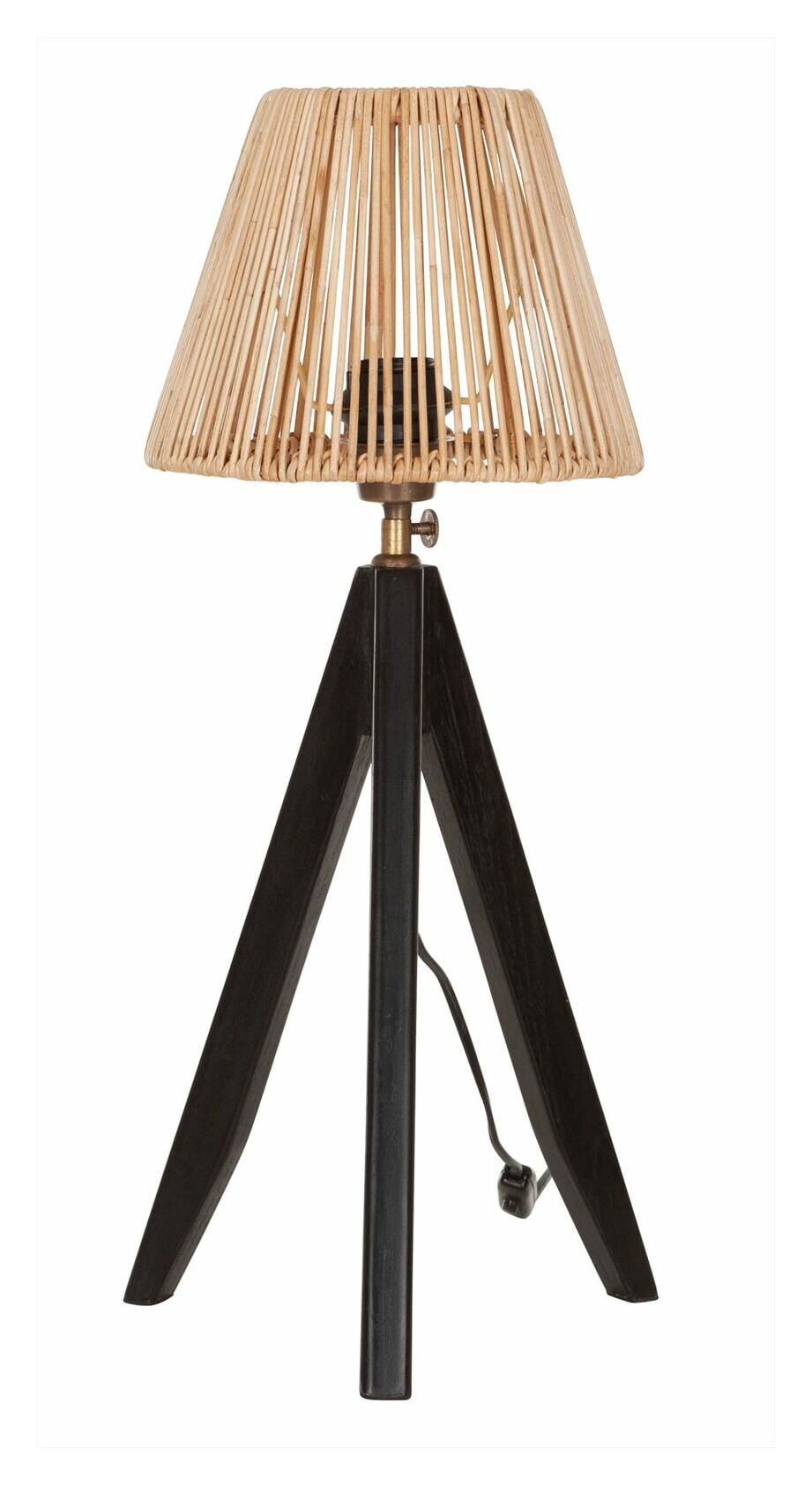 MUST Living Tafellamp 'Montecristo' Teakhout, kleur Zwart