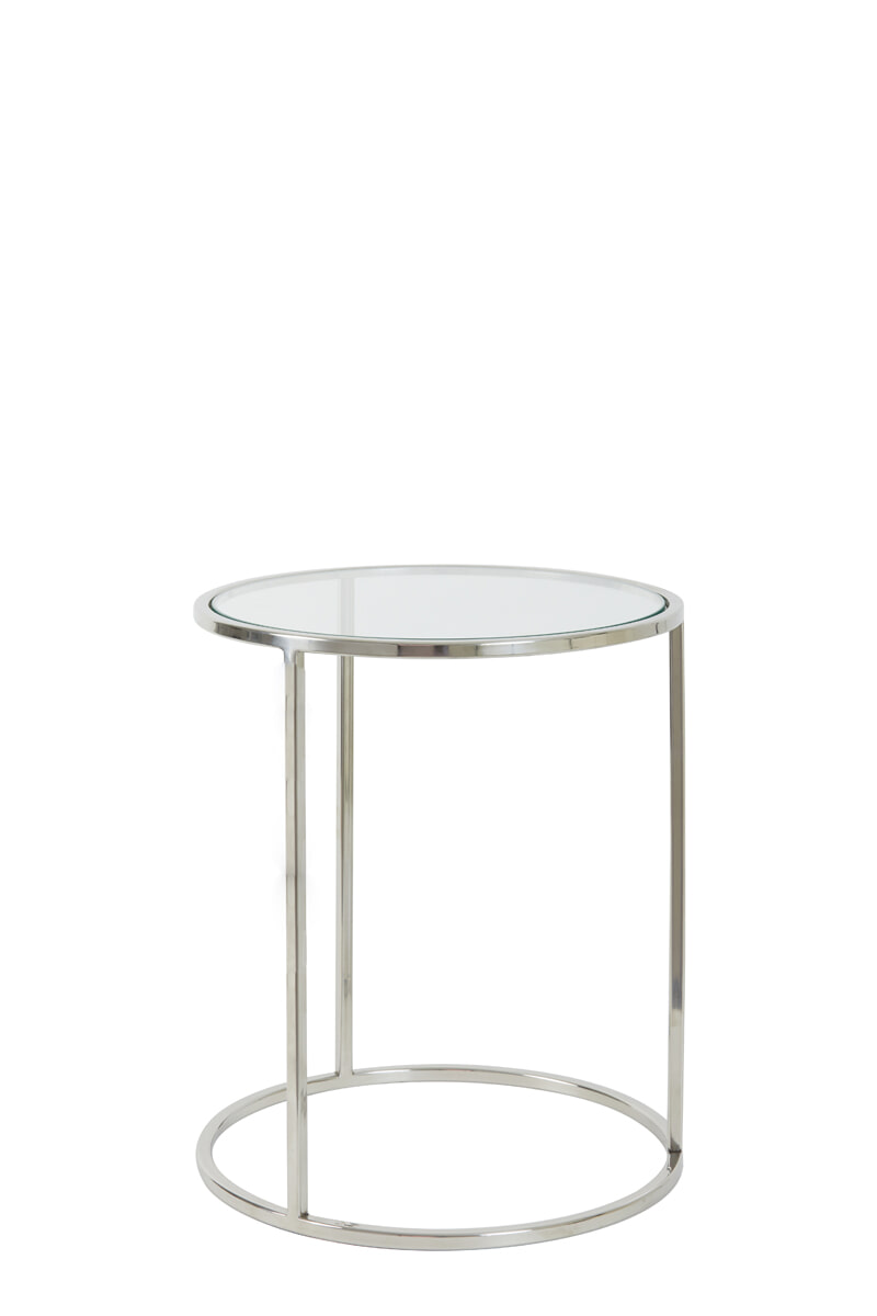 Light & Living Bijzettafel 'Duarte' Set van 2 stuks, kleur Zilver