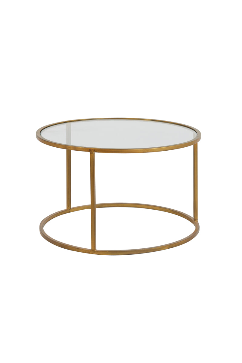 Light & Living Salontafel 'Duarte' Set van 2 stuks, kleur Goud