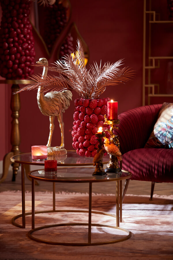 Light & Living Salontafel 'Duarte' Set van 2 stuks, kleur Goud