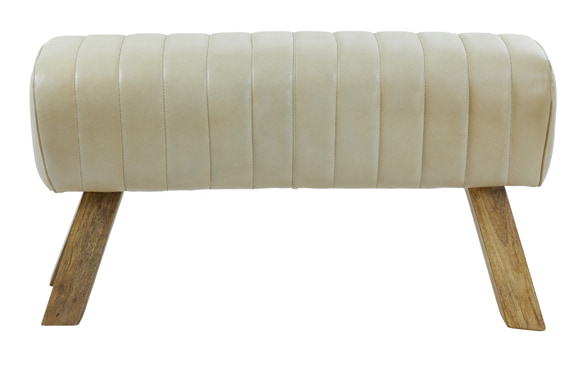 Light & Living Eetkamerbank 'Ramy' Leer, kleur Zand