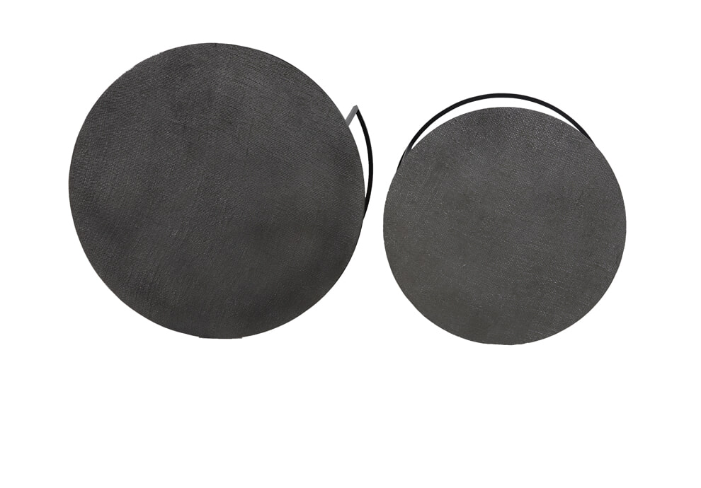 Light & Living Salontafel 'Rengo' Set van 2 stuks, kleur Zwart Nikkel