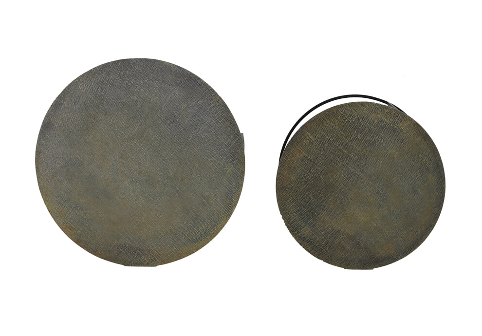 Light & Living Salontafel 'Rengo' Set van 2 stuks, kleur Antiek Brons